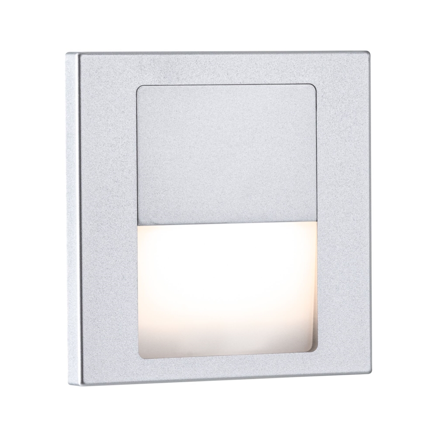 Paulmann 80000 - LED/1W Лестничный светильник TSARO 230V Follow/матовый хром