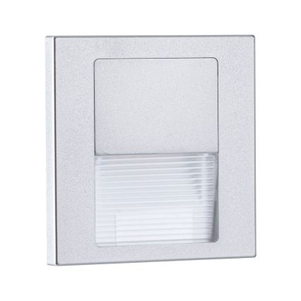 Paulmann 80000 - LED/1W Лестничный светильник TSARO 230V Follow/матовый хром