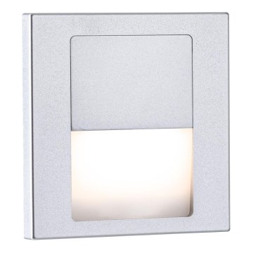 Paulmann 80000 - LED/1W Світильник для сходів TSARO 230В Follow/матовий хром