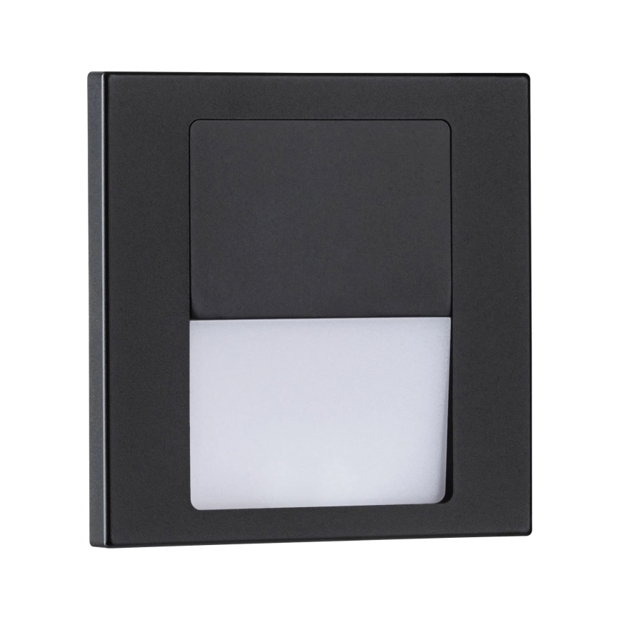 Paulmann 80001 - LED/1W Сходовий світильник TSARO 230V Follow/чорний