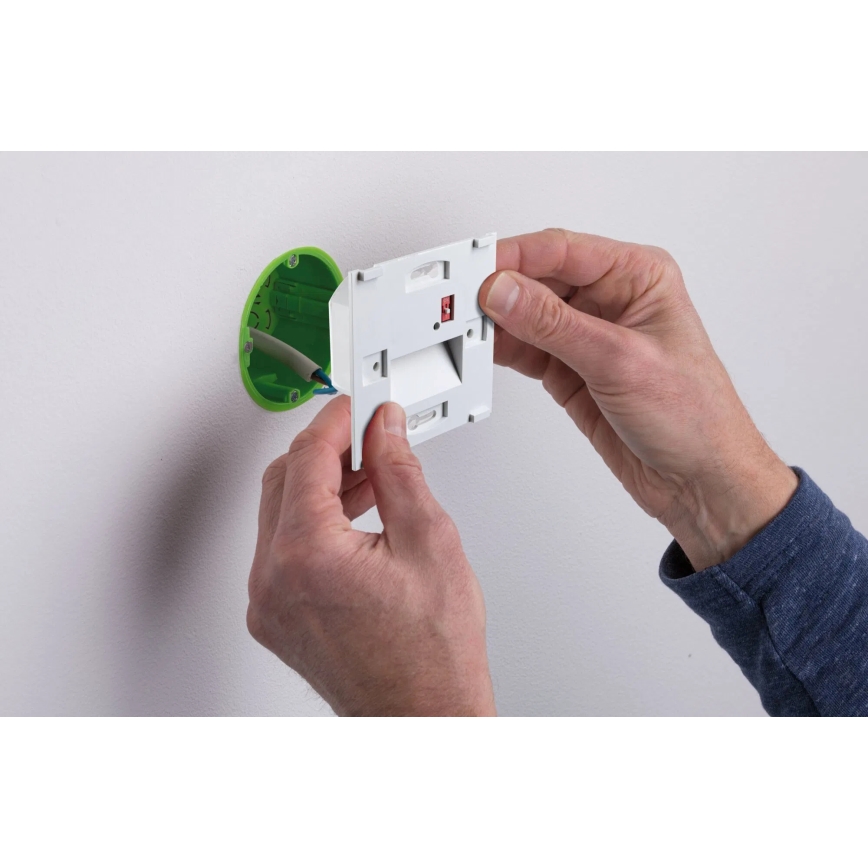 Paulmann 80001 - LED/1W Світильник для сходів TSARO 230В Follow/чорний