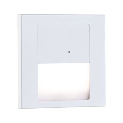 Paulmann 80002 - LED/1W Лестничный светильник с датчиком TSARO 230V Lead/белый