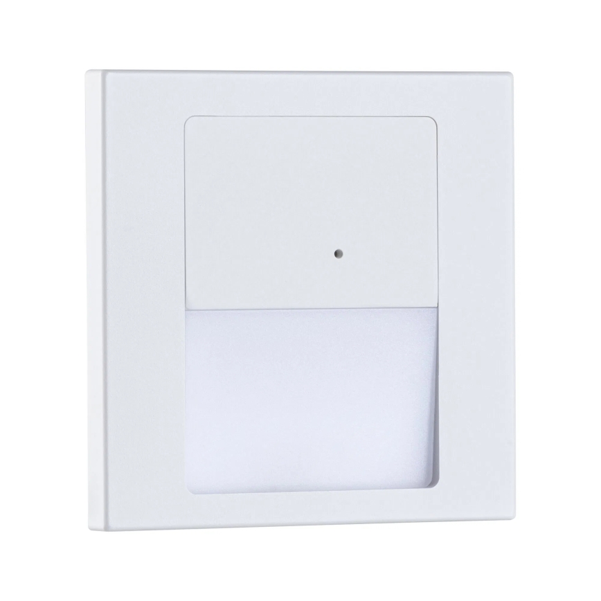 Paulmann 80002 - LED/1W Сходовий світильник з датчиком TSARO 230V Lead/білий