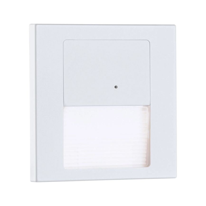 Paulmann 80002 - LED/1W Сходовий світильник з датчиком TSARO 230V Lead/білий