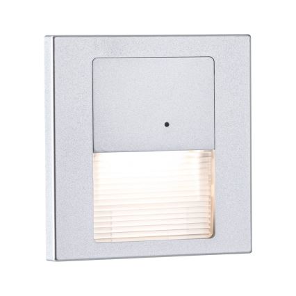 Paulmann 80003 - LED/1W Лестничный светильник с датчиком TSARO 230V Lead/матовый хром