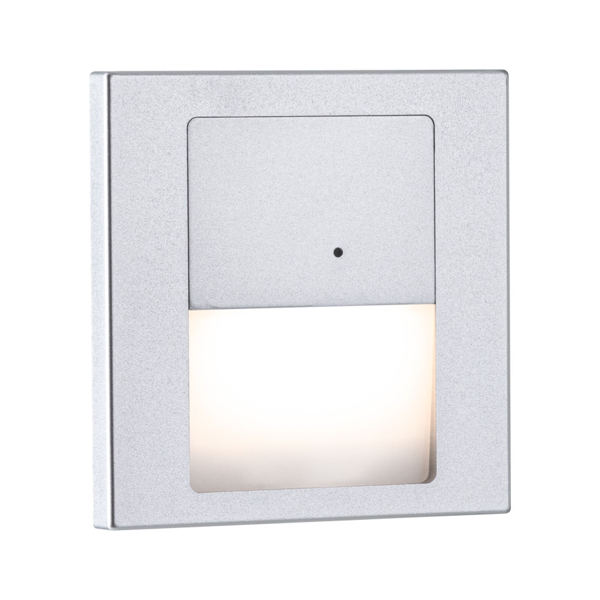 Paulmann 80003 - LED/1W Лестничный светильник с датчиком TSARO 230V Lead/матовый хром