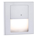 Paulmann 80003 - LED/1W Світильник для сходів із сенсором TSARO 230В Свинець/матовий хром
