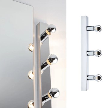 Paulmann 80096 - 3xE14/40W IP44 Підсвітка для дзеркала у ванній REGULA 230V глянцевий хром