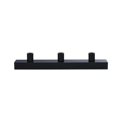 Paulmann 80097 - 3xE14/40W IP44 Підсвітка для дзеркала у ванній REGULA 230V чорний