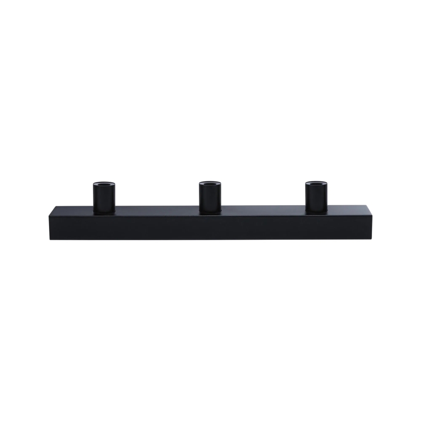 Paulmann 80097 - 3xE14/40W IP44 Підсвітка для дзеркала у ванній REGULA 230V чорний