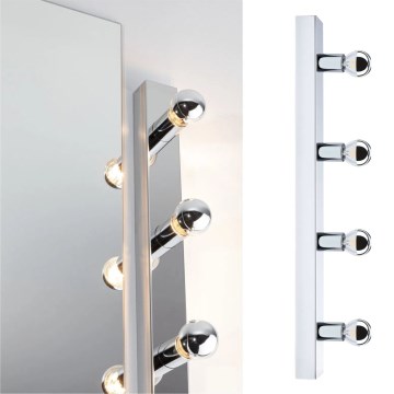 Paulmann 80098 - 4xE14/40W IP44 Підсвітка для дзеркала у ванній REGULA 230V глянцевий хром