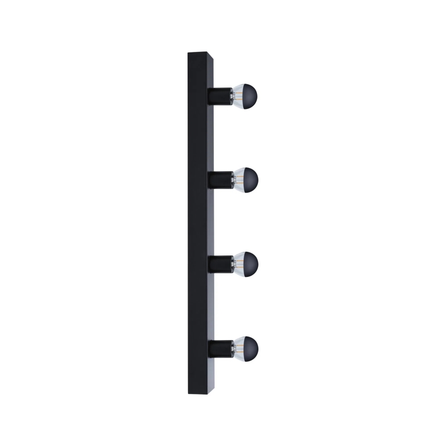 Paulmann 80099 - 4xE14/40W IP44 Підсвітка для дзеркала у ванній REGULA 230V чорний