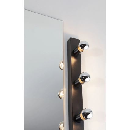 Paulmann 80099 - 4xE14/40W IP44 Подсветка для зеркала в ванной комнате REGULA 230V черный