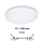 Paulmann 92391 - Встраиваемый светильник для ванной комнаты VARIFIT 230V LED/8,5W IP44