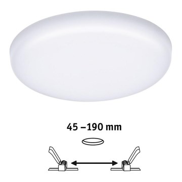 Paulmann 92392 - LED/17,5W IP44 Встроенный светильник для ванной комнаты VARIFIT 230V