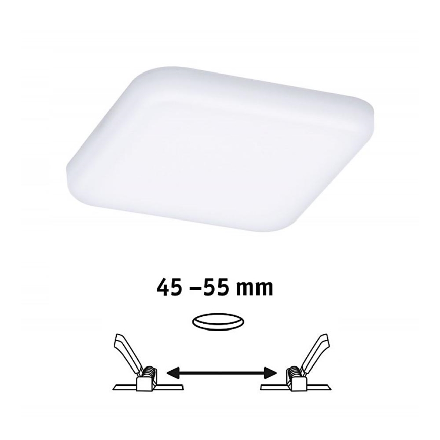 Paulmann 92393 - LED/4,5W IP44 Вбудований світильник для ванної кімнати VARIFIT 230V