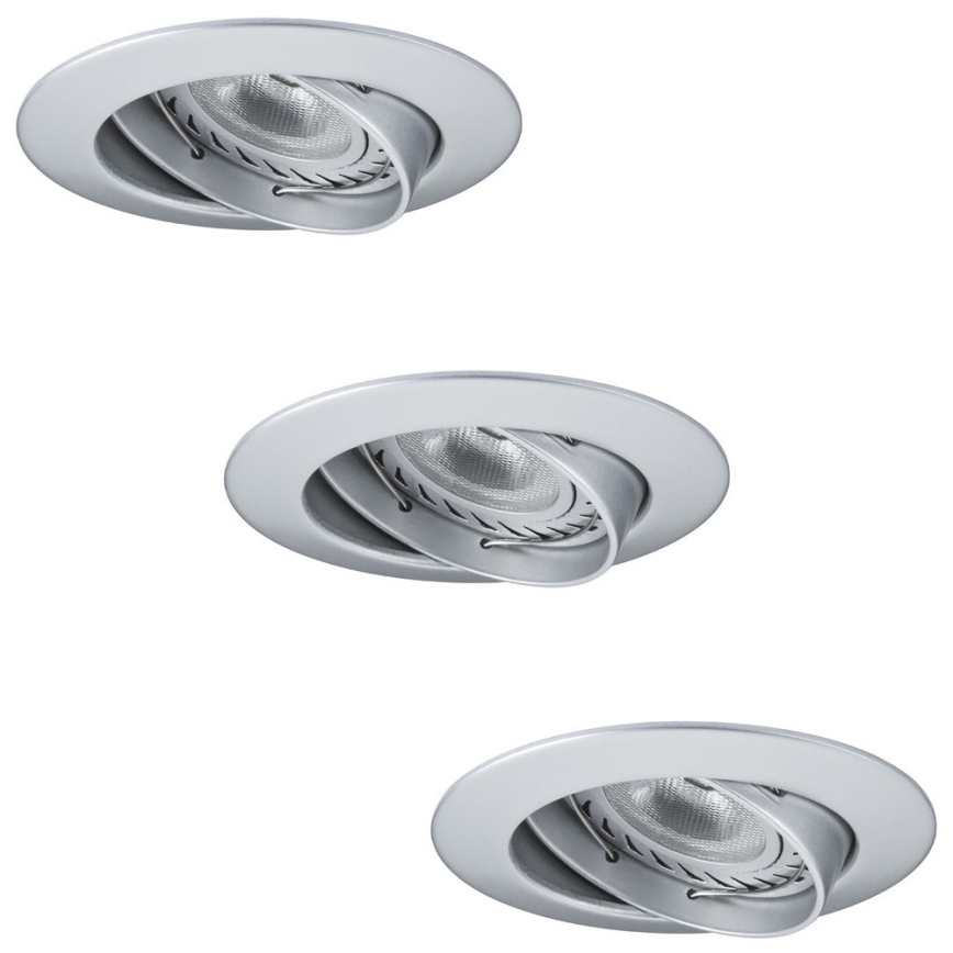 Paulmann 92516 - НАБОР 3xLED-GU10/3,5W Встроенный светильник для ванной комнаты PREMIUM LINE 230V