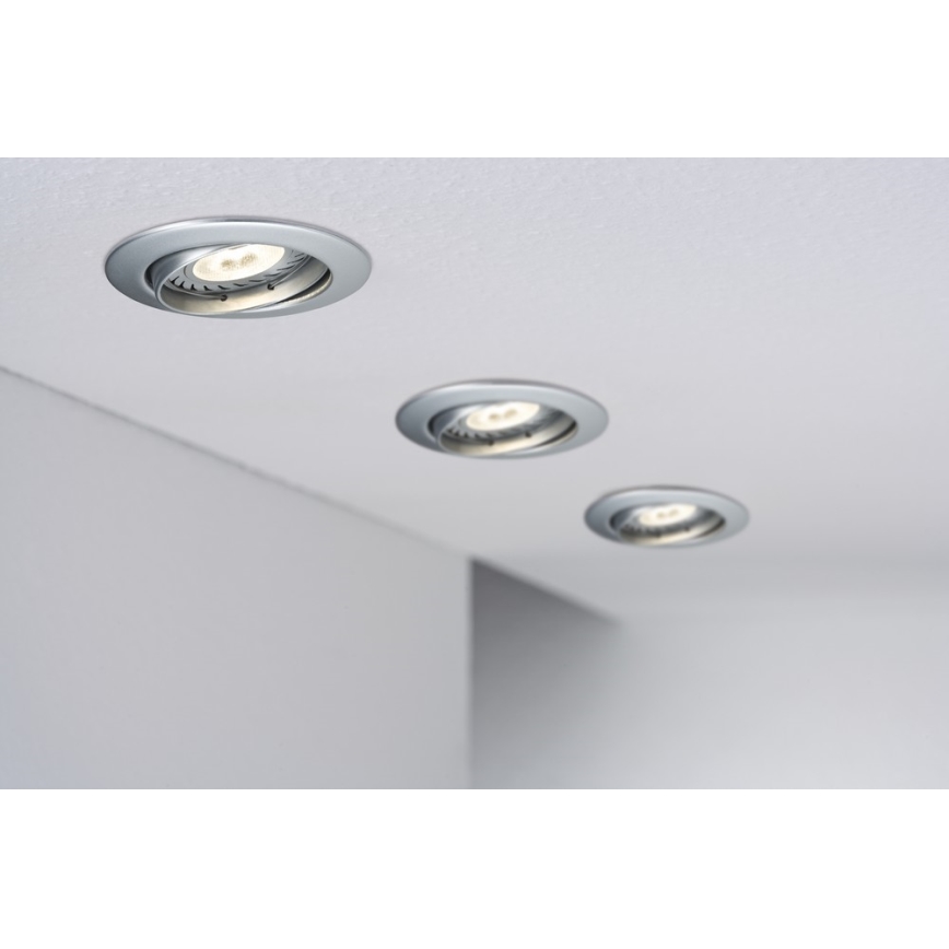 Paulmann 92516 - НАБОР 3xLED-GU10/3,5W Встроенный светильник для ванной комнаты PREMIUM LINE 230V