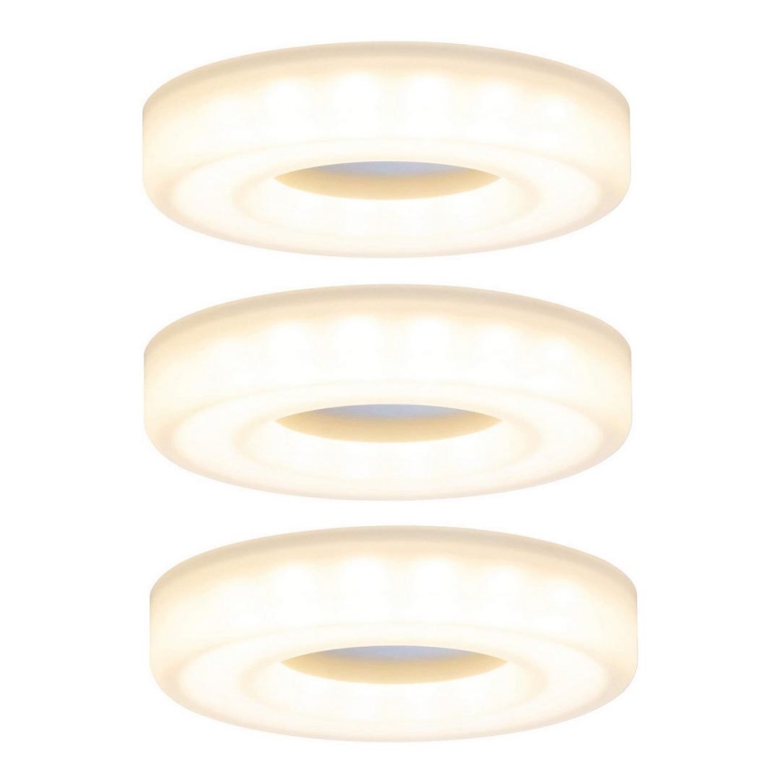 Paulmann 92704 - SADA 3xLED/5,5W Вбудований стельовий світильник BAGEL 230V