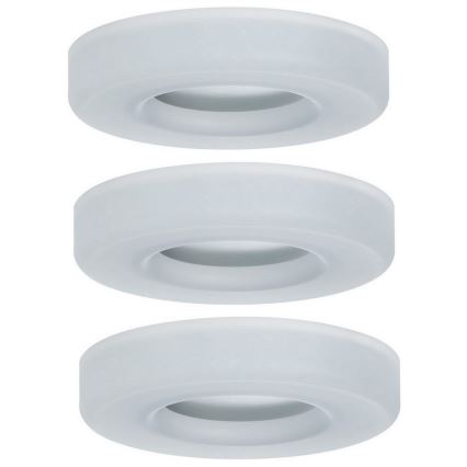 Paulmann 92704 - SADA 3xLED/5,5W Вбудований стельовий світильник BAGEL 230V