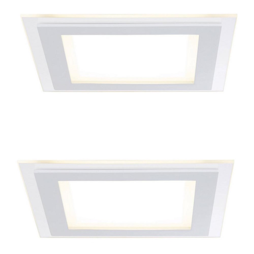 Paulmann 92706 - НАБІР 2xLED/7,5W Стельовий вбудований світильник з регулюванням яскравості DECODICE 230V