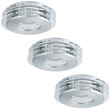 Paulmann 92728 - Набор 3x подвесных потолочных светильника для ванной комнаты PREMIUM LINE LED/3,5W 230V