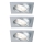Paulmann 92799 - НАБОР 3x LED/6,8W IP23 Встроенный светильник для ванной комнаты COIN 230V