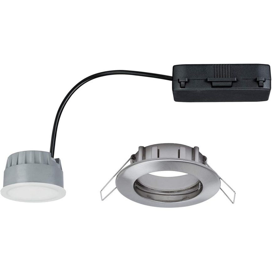 Paulmann 92827 - НАБІР 3xLED/7W IP44 Вбудований стельовий світильник для ванної з регулюванням яскравості COIN 230V