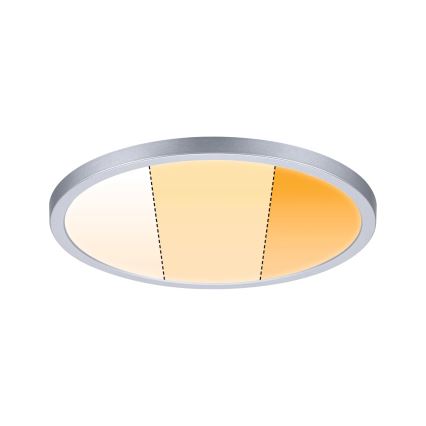 Paulmann 92992 - LED/16W IP44 Потолочный встраиваемый светильник для ванной комнаты AREO, 230V, 2000/3000/4000K, диаметр 23 см, матовый хром