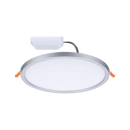 Paulmann 92992 - LED/16W IP44 Потолочный встраиваемый светильник для ванной комнаты AREO, 230V, 2000/3000/4000K, диаметр 23 см, матовый хром