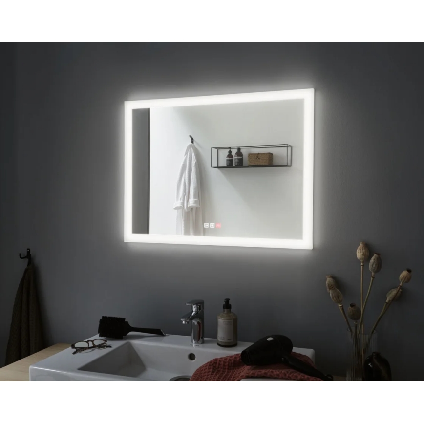 Paulmann 93013 - LED/22W IP44 Зеркало для ванной комнаты с подсветкой с регулированием яркости и подогревом 230V 2700/4000/6500K