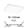 Paulmann 93059 - LED/13W IP44 Диммируемый встраиваемый потолочный светильник для ванной AREO 230V 17,5x17,5 cm белый