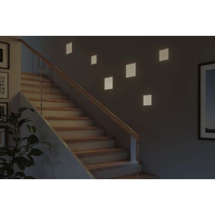 Paulmann 93060 - LED/16 Вт IP44 Диммируемый встраиваемый потолочный светильник для ванной AREO 230 В 23x23 см белый