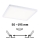 Paulmann 93060 - LED/16W IP44 з регулюванням яскравості вбудований стельовий світильник для ванної кімнати AREO 230V 23x23 cm білий
