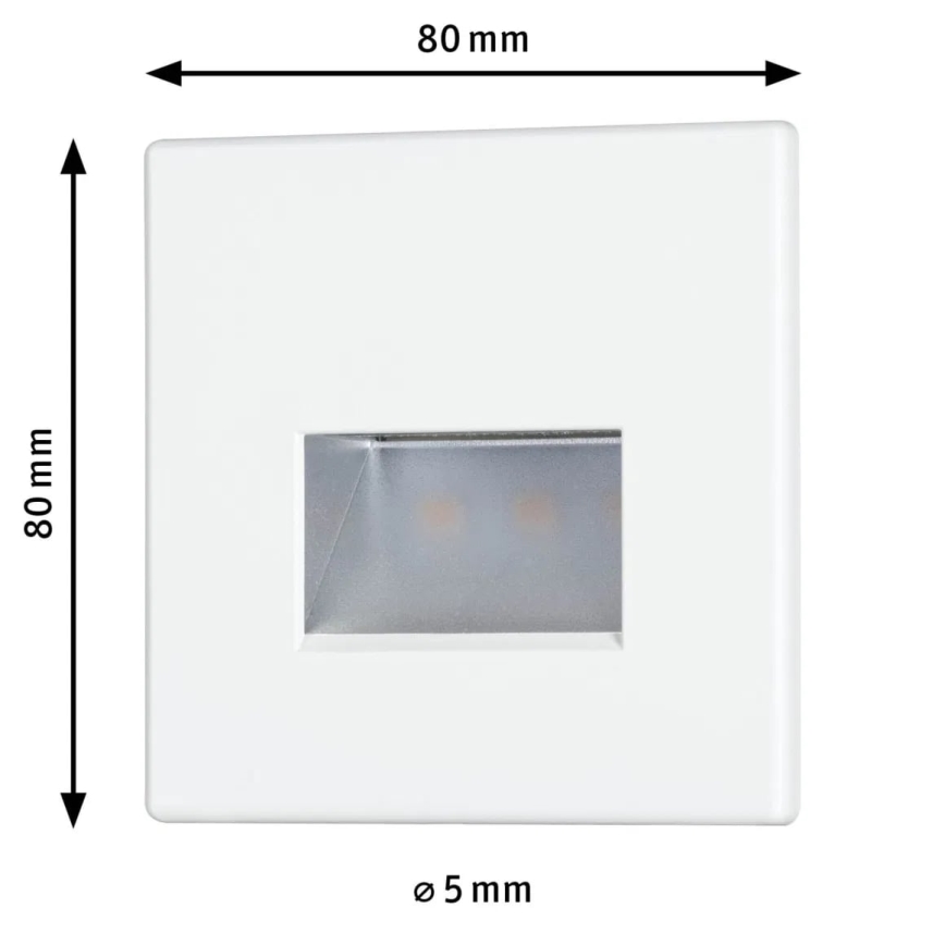 Paulmann 93093 - LED/1,2W Сходовий світильник EDGE 230V