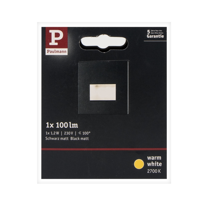 Paulmann 93094 - LED/1,2W Сходовий світильник EDGE 230V