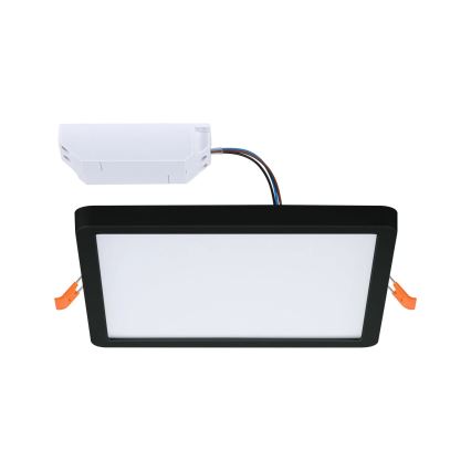 Paulmann 93101 - LED/13W IP44 Встраиваемый потолочный светильник для ванной AREO 230V 2000/3000/4000K 17,5x17,5 cm чёрный