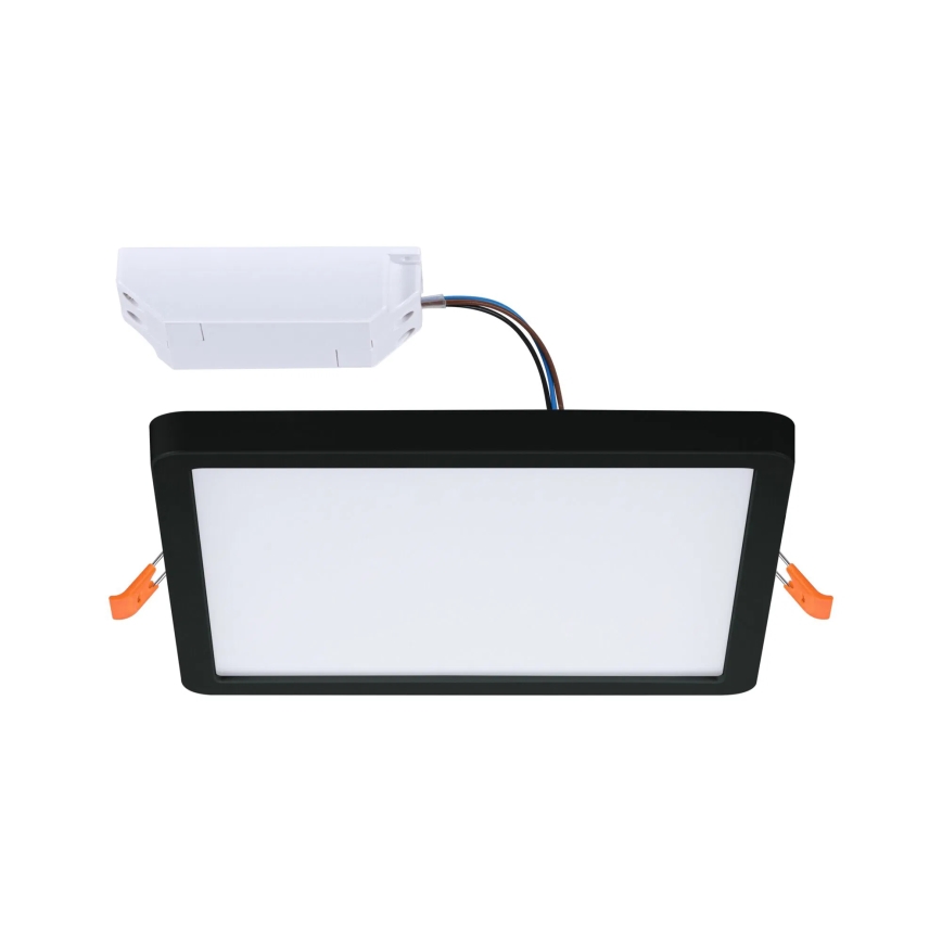 Paulmann 93101 - LED/13W IP44 Встраиваемый потолочный светильник для ванной AREO 230V 2000/3000/4000K 17,5x17,5 cm чёрный