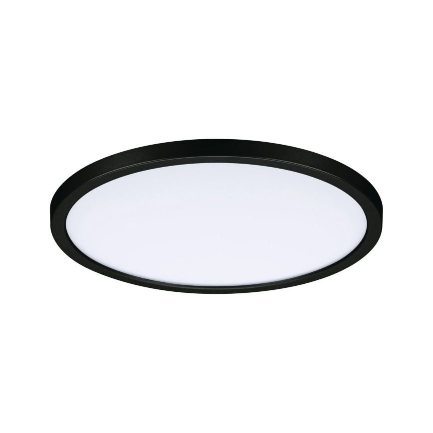 Paulmann 93102 - LED/16W IP44 вбудований стельовий світильник для ванної кімнати AREO 230V 2000/3000/4000K діаметр 23 см чорний