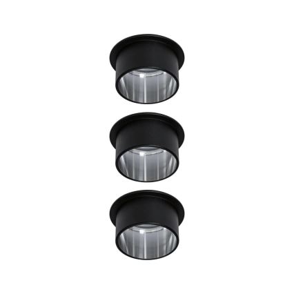 Paulmann 93383 - НАБІР 3xLED/6W IP44 Вбудований стельовий світильник для ванної з регулюванням яскравості GIL 230V