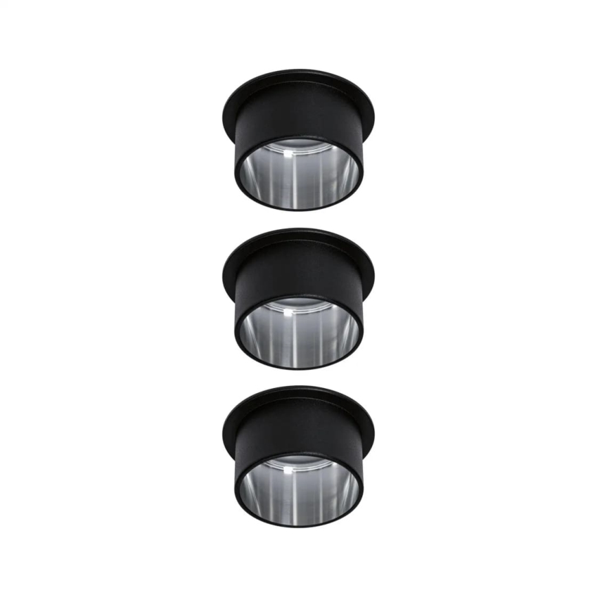 Paulmann 93383 - НАБІР 3xLED/6W IP44 Вбудований стельовий світильник для ванної з регулюванням яскравості GIL 230V