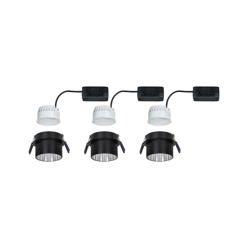 Paulmann 93383 - НАБОР 3xLED/6W IP44 Встроенный светильник для ванной комнаты с регулированием яркости GIL 230V