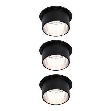 Paulmann 93383 - НАБОР 3xLED/6W IP44 Встроенный светильник для ванной комнаты с регулированием яркости GIL 230V