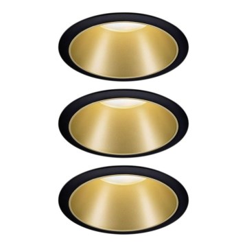Paulmann 93404 - НАБОР 3xLED/6,5W IP44 Встроенный светильник для ванной комнаты с регулированием яркости COLE 230V