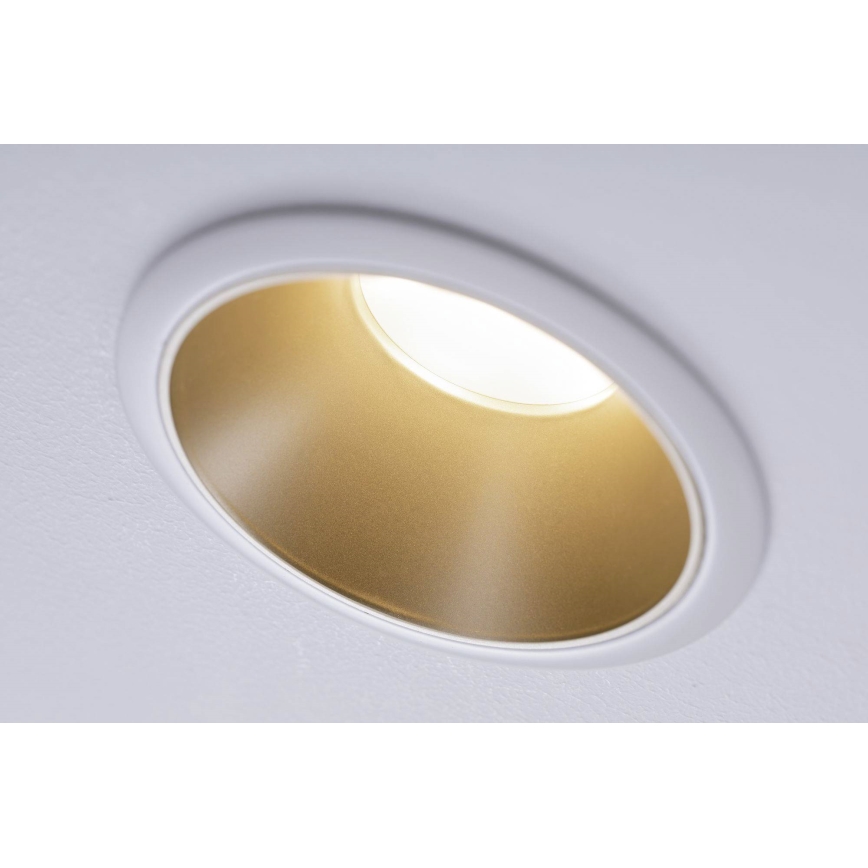Paulmann 93406 - НАБІР 3xLED/6,5W IP44 Вбудований стельовий світильник для ванної з регулюванням яскравості COLE 230V