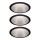 Paulmann 93408 - НАБОР 3xLED/6,5W IP44 Встроенный светильник для ванной комнаты с регулированием яркости COLE 230V