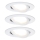 Paulmann 93449 - НАБІР 3xLED/6,5W IP23 Вбудований стельовий світильник для ванної NOVA 230V
