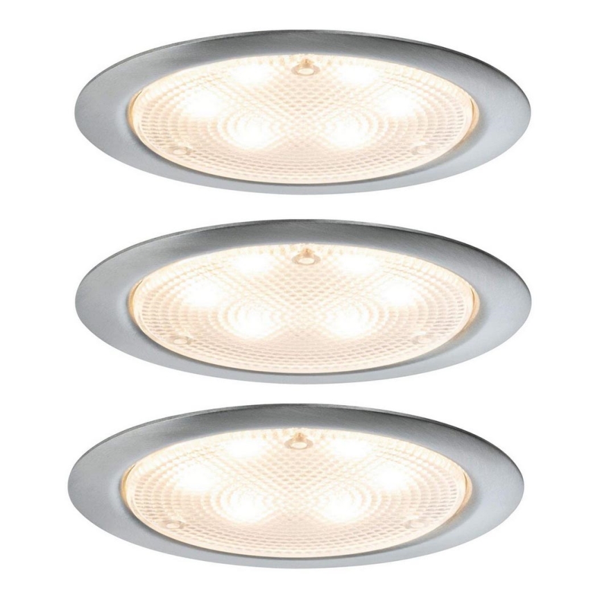 Paulmann 93559 - НАБОР 3xLED/2,8W Встроенный светильник с датчиком MICRO LINE 230V 2700K