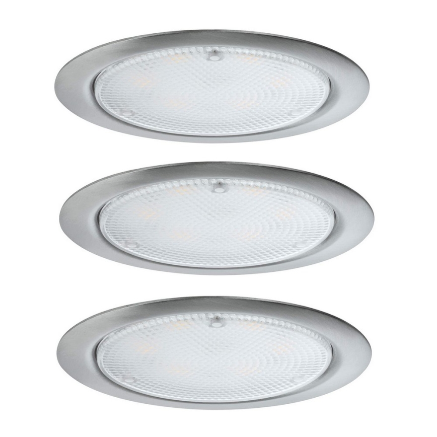 Paulmann 93559 - НАБОР 3xLED/2,8W Встроенный светильник с датчиком MICRO LINE 230V 2700K