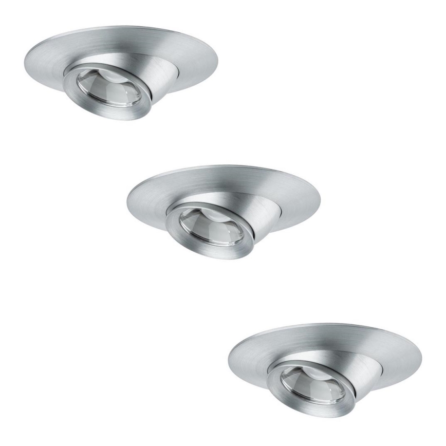 Paulmann 93579 - НАБІР 3xLED/3,8W Вбудований світильник PREMIUM 230V